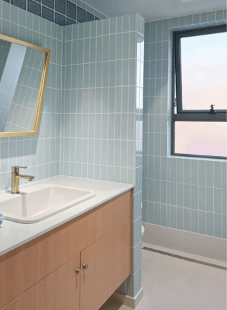 โมเสคสีพาสเทล TIMELESS TILES รุ่น MILD 29.8X19.8 ซม. สีฟ้า ผิวเงา_4